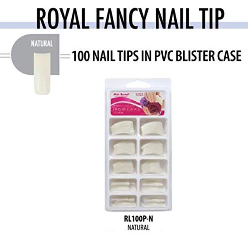 Mia Secret - Royal Fancy 100 Nail Tips (Natural)