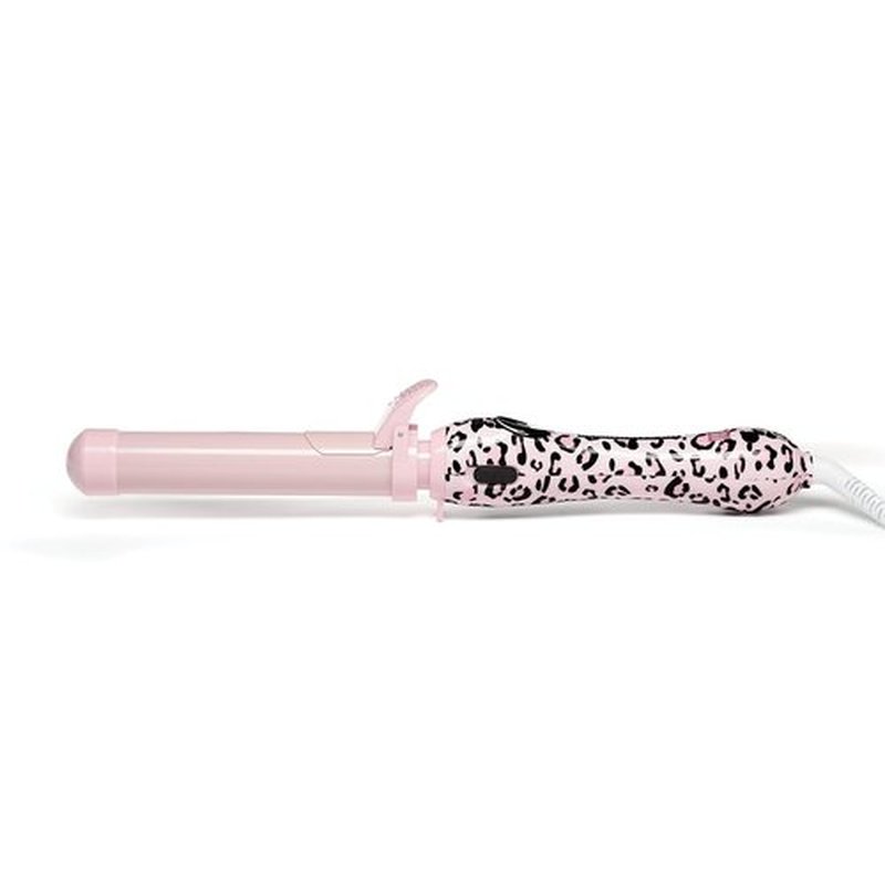 Beachwaver Co. S1.25 Rotating Curling Iron - Pink Catwalk | 1 1/4-Inch Ceramic Barrel for Medium-to-Long Hair | Auto Shut Off & Travel-Friendly Design