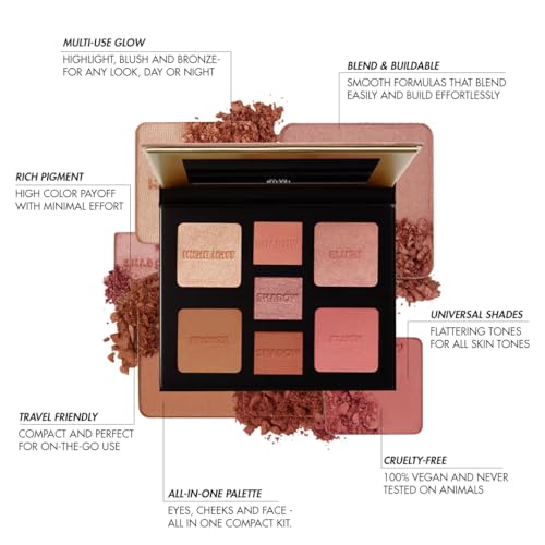 Milani All Inclusive Eye, Cheek & Face Palette, Light to Medium