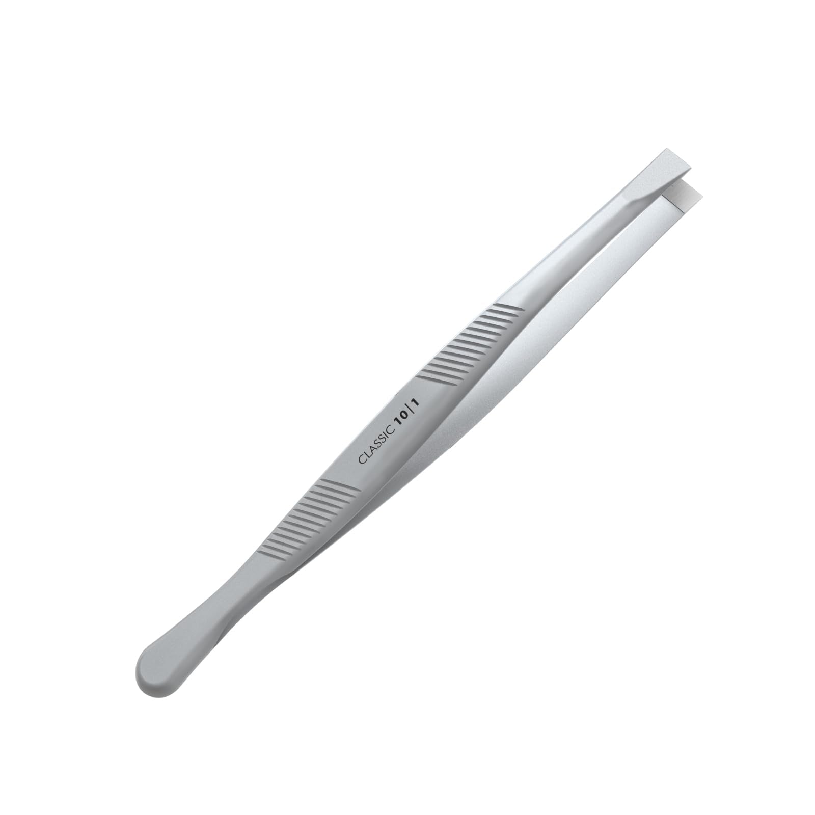 STALEKS CLASSIC 10 Type 1 Eyebrow Tweezers – Wide Straight Stainless Steel for Thick Brows & Precise Home Hair Removal