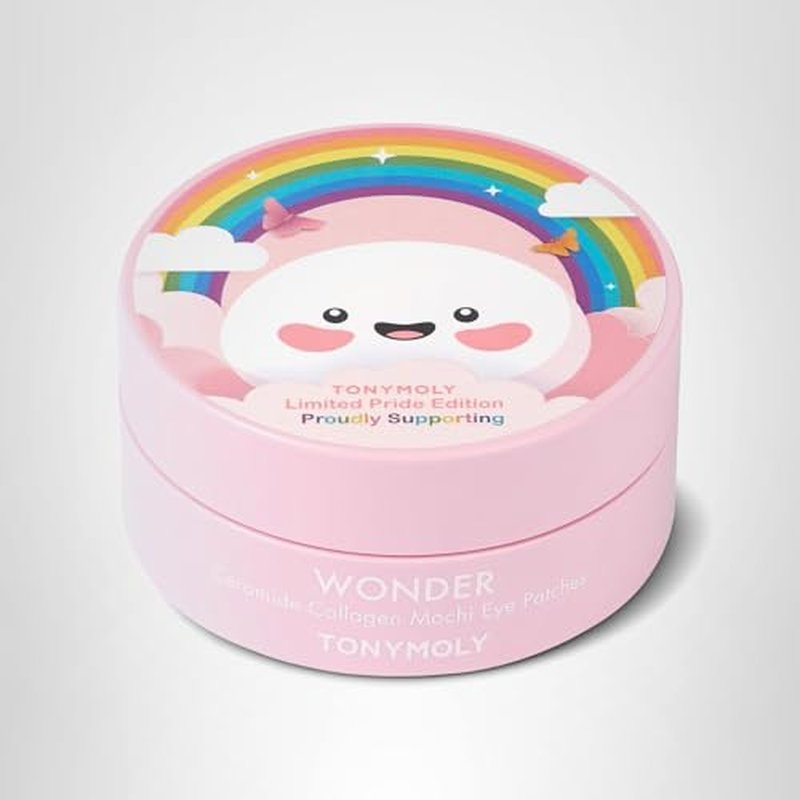 TONYMOLY Wonder Ceramide Mochi Hydrogel Eye Patches – 30 Pairs, Hydrating Collagen & Hyaluronic Acid Patches for Puffiness, Dark Circles & Fine Lines