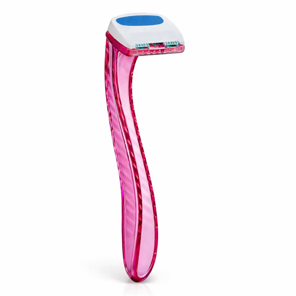 2 Packs Bikini Razors – Total 6 Pieces – Reusable Disposable Shavers for Women’s Bikini Area – Ideal for Brazilian Shave, Pubic Hair, Underarms, and Body Grooming