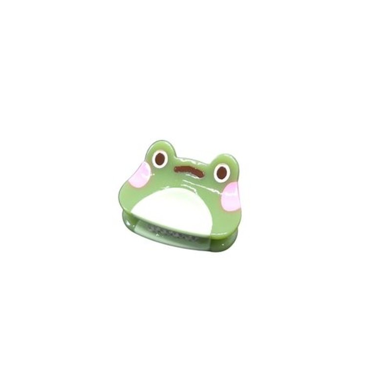 Cute Mini Frog Hair Clips,Cellulose Acetate Hair Clips,Big Claw Clips for Girl,Hair Accessories,Pack of 2