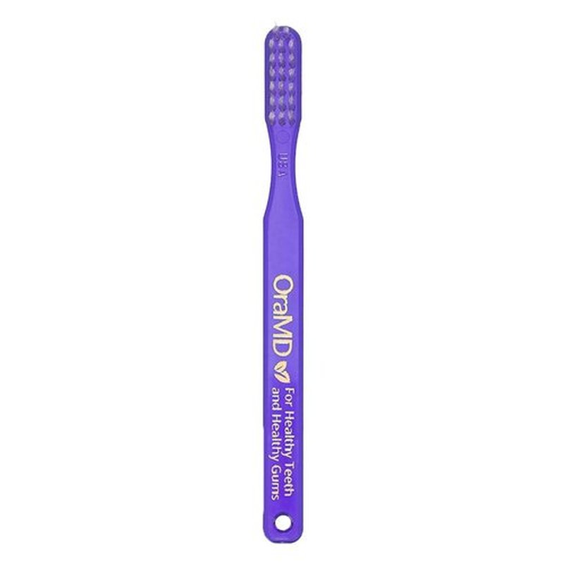 OraMD Soft Bristles Toothbrush - Gentle Care for Sensitive Teeth & Gums - Pack of 6 Manual Toothbrushes