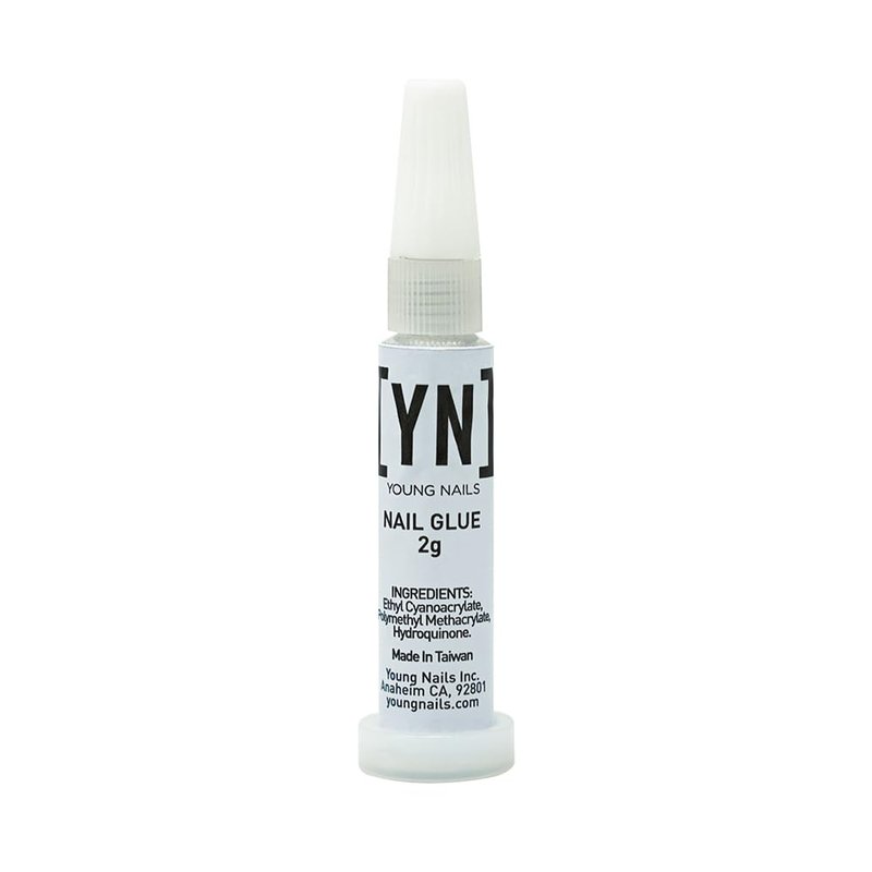 Young Nails Nail Glue - Fast Drying Adhesive for Acrylic Nails & Rhinestones | Clog-Proof Formula (Pack of 2)