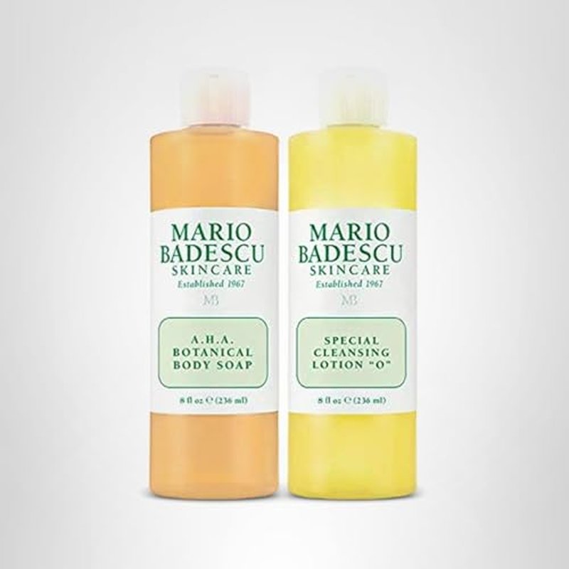 Mario Badescu Body Breakout Kit for Chest, Back and Shoulders, Includes A.H.A. Botanical Soap and Special Cleansing Lotion "O" Body Toner, Ideal for Combination or Oily Skin, 2 ct.