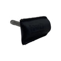 Hide & Drink, Leather Double Edge Safety Razor Head Protective Sheath, Shaving Travel Cover Handmade (Charcoal Black)