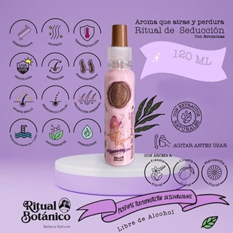 Ritual Botanico Combo Ritual de Seduccion | Mantequilla Corporal 240 ML & Termo Protector 120 ML
