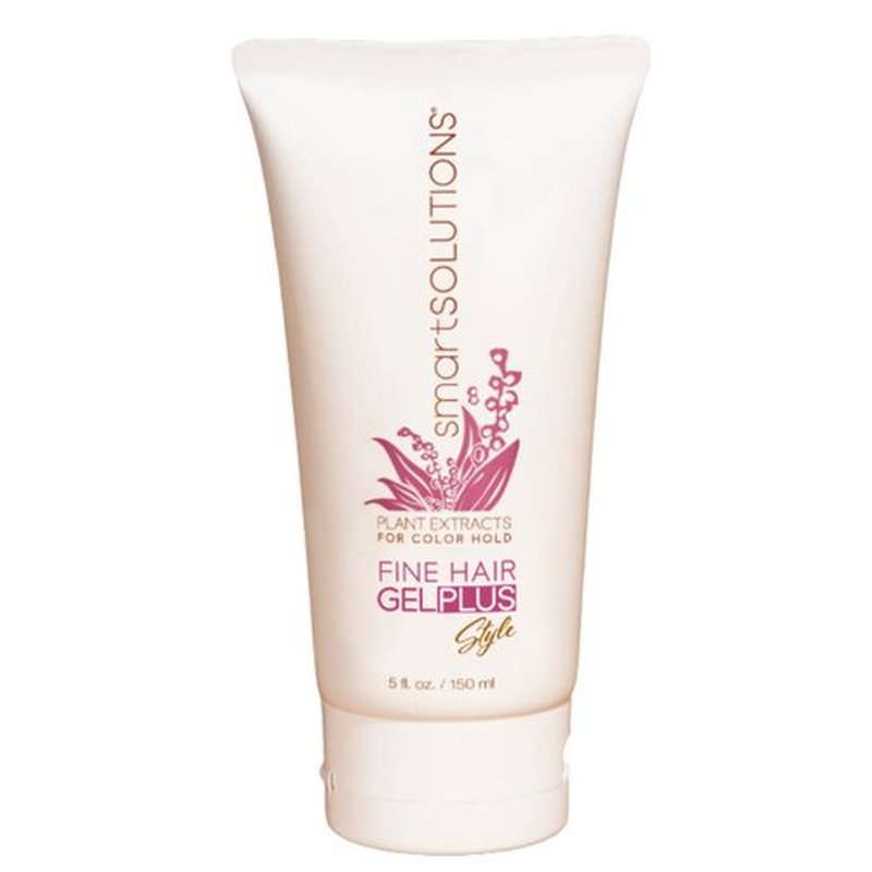 SMART SOLUTIONS Fine Hair Gel Plus, 5 oz | Enhances Shine | Adds Volume | Easy Wash-out | Paraben-Free