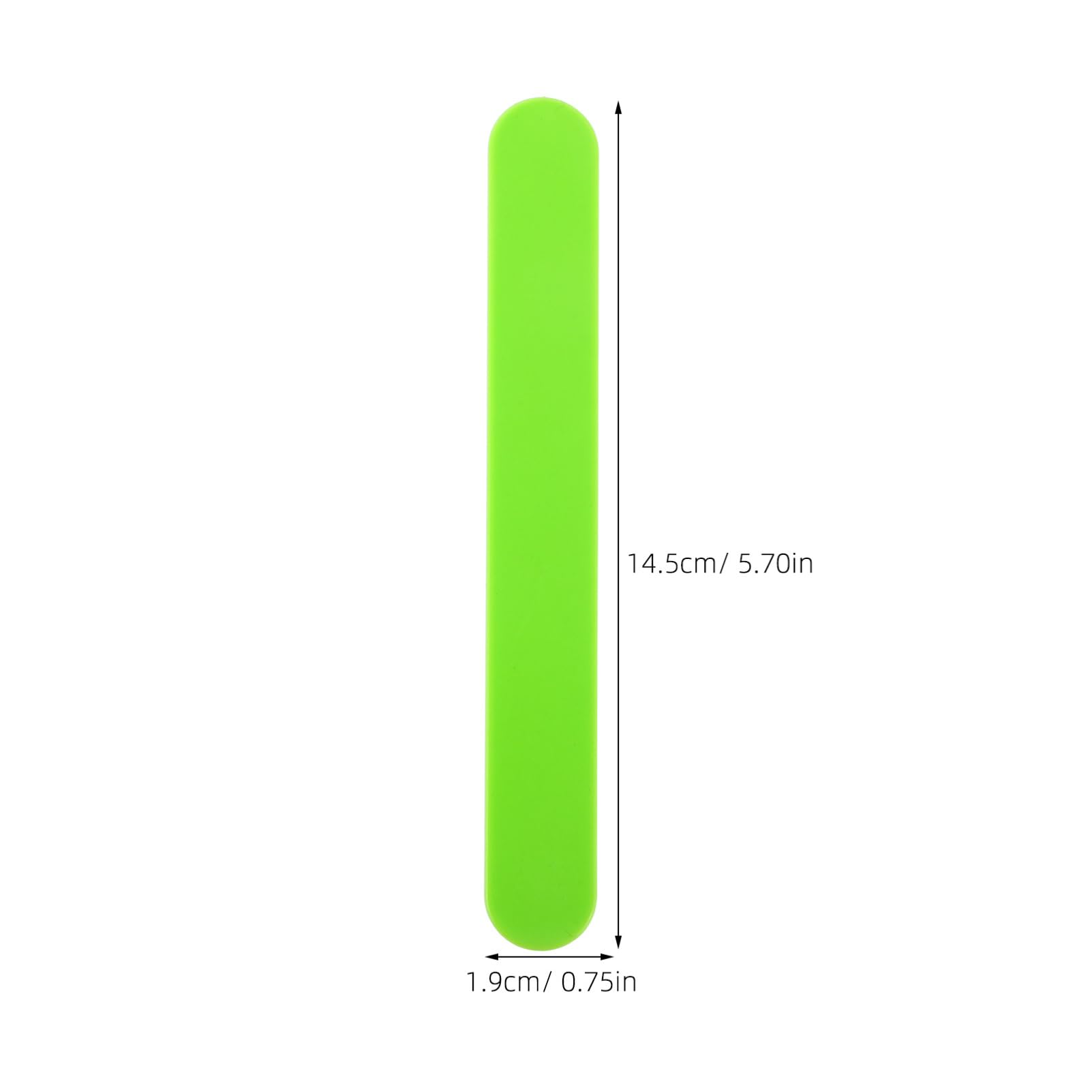 minkissy 25Pcs Reusable Plastic Tongue Depressors for Oral Smooth Edges Durable Scrapers for Adults for Pediatric Use DIY Projects