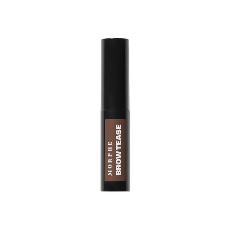 Morphe Brow Tease Eyebrow Gel Mousse - Volumizing Brow Gel to Tint, Thicken & Shape with 100% Natural Bamboo Fibers - Enriched with Conditioning Coffee Seed Oil - ColdBrew (0.16 fl oz)