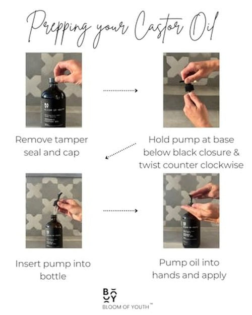 100% Pure Cold Pressed Organic Castor Oil, Glass Bottle 16oz | Hexane Free, Unrefined, USDA Certified | For Hair, Skincare, Castor Oil Pack, Face, Joints, Carrier Oil, Eyelashes, Eyebrows