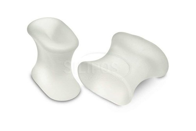 Silipos Gel Toe Spreader for Relieving Pain Due to Bunions, Overlapping Toes, Toe Drift, and Calluses, Item 11505, Size Small, 4 per Polybag
