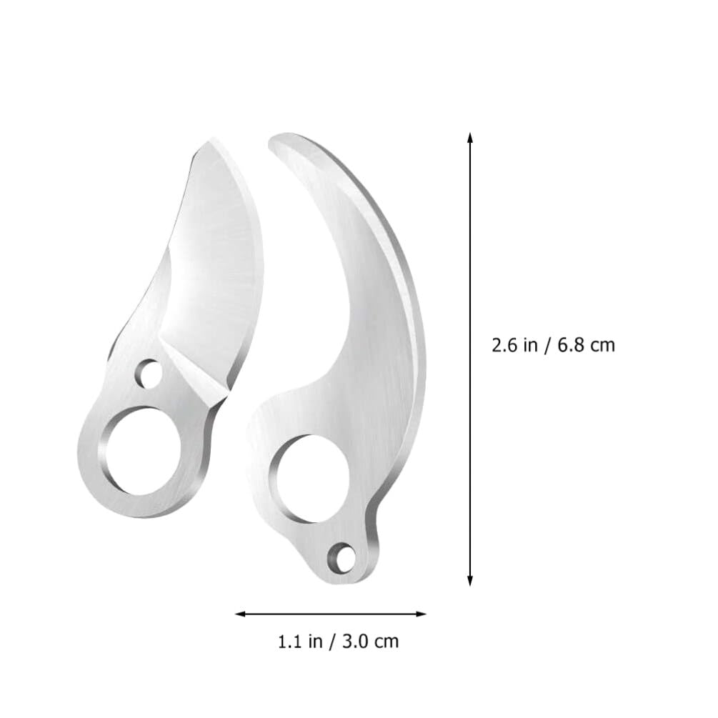 Scicalife Electric Pruning Shears Blades Replacement Sk5 Pruning Cutter Blades for Cordless Shears Gardening Pruner Parts 2 Pack Easy Install 3.14 X 1.18 X 0.19 in
