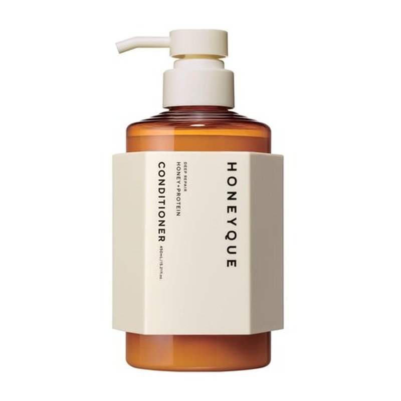 HONEYQUE Deep Repair Moist Shampoo & Conditioner - Nourish Hair With Honey Collagen | 450ml/15.2 fl. oz.