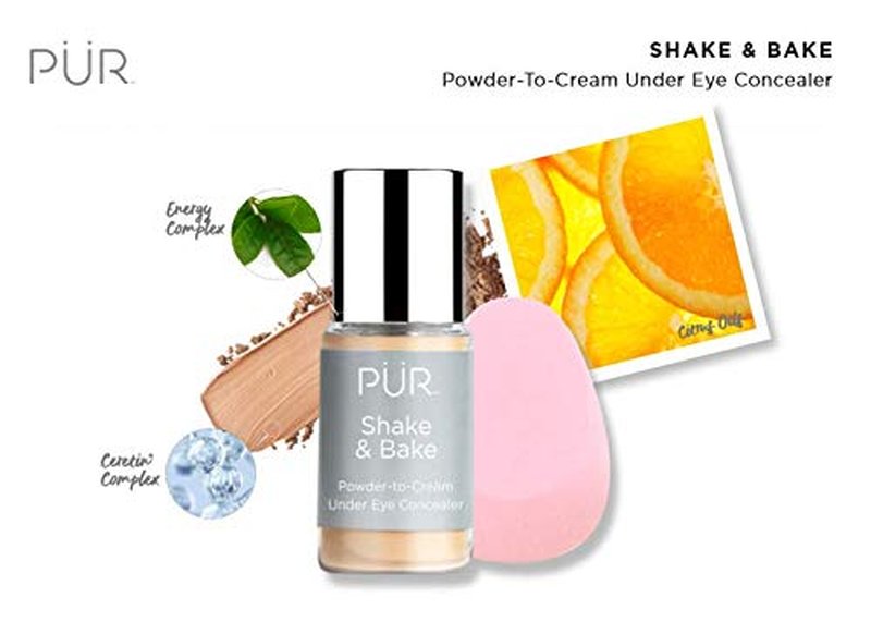 PÜR MINERALS Under Eye Concealer Powder - Weightless Translucent Formula for Dark Circles & Puffiness