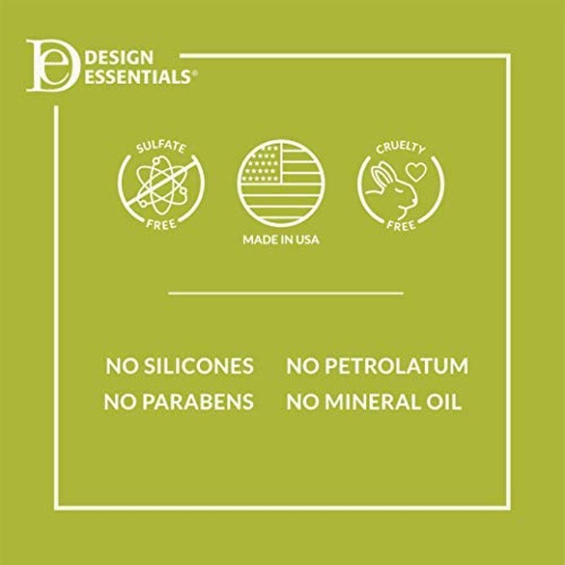 Design Essentials Natural Almond & Avocado Shampoo - Moisturizing & Detangling | 32 Ounce
