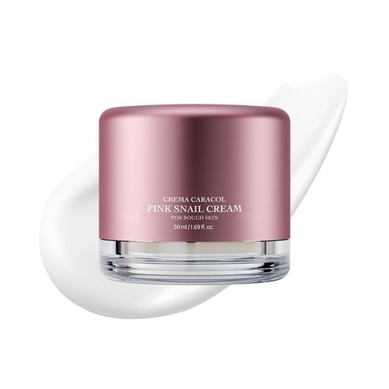 Jaminkyung Pink Snail Cica Cream for Sensitive Skin | Soothing Korean Moisturizer with Peptides & HA for Redness Appearance | Lightweight Gel-Cream for Oily & Blemish-Prone Skin 1.69 fl oz