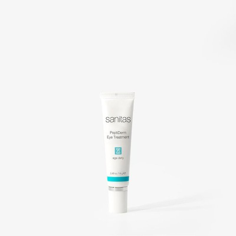 Sanitas Skincare PeptiDerm Eye Treatment - Multi-Benefit Daily Therapy for Youthful Eyes | 0.49 Ounce
