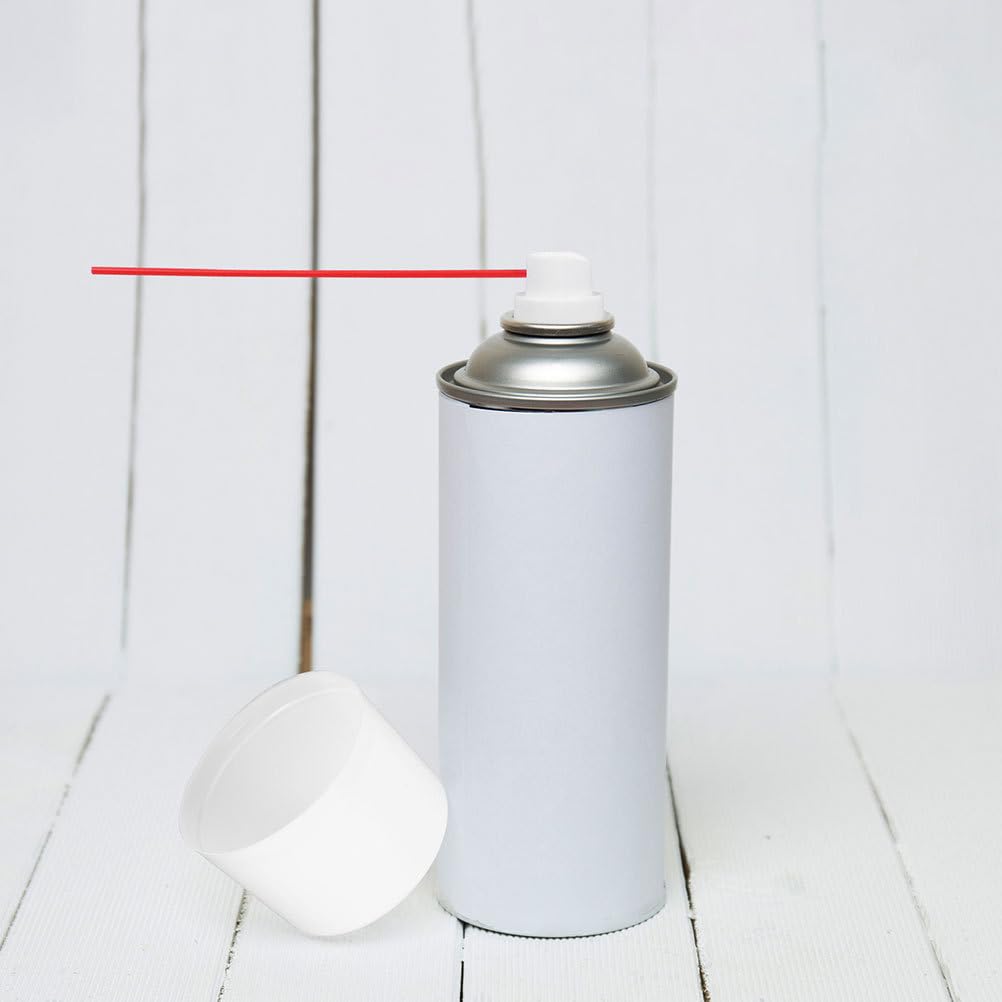 Angoily Spray can Nozzle Replacement Kit with 6 Flexible Extension Tubes for Precise Spray can Straw Application Compatible with Aerosol Valves for Oil Cleaner Maintenance and Fluid Dispensing