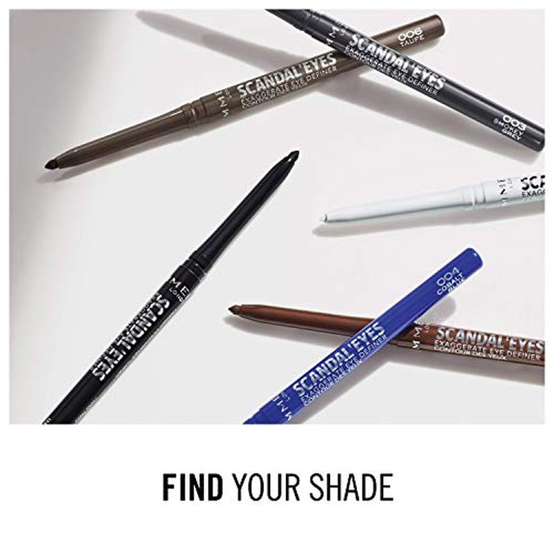 Rimmel London Scandaleyes Exaggerate Eye Definer, 001 Intense Black, 0.35g