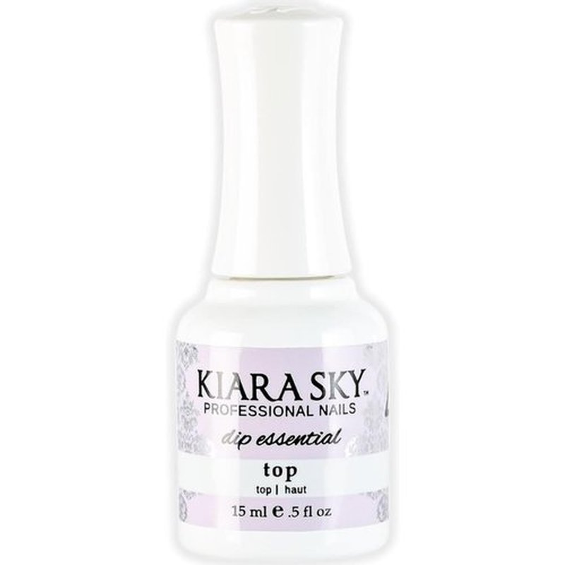 KIARA SKY Dip Top Coat - Ultra-Shiny Nail Dip Powder Essential | No Lamp Needed | 15 ml | Cruelty-Free