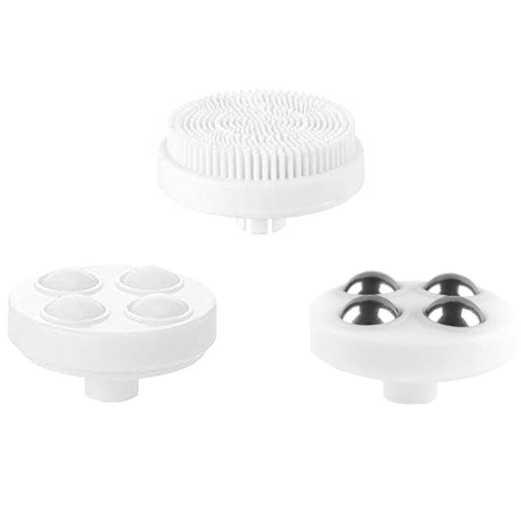 Face Scrubber | Facial Cleansing Brush Exfoliator Skin Care Beauty Products Powered Electric Wash Exfoliating Skincare Women Spin Cleanser Tools Cleaning Scrub Washer Self Care (Extra Heads 3.1)