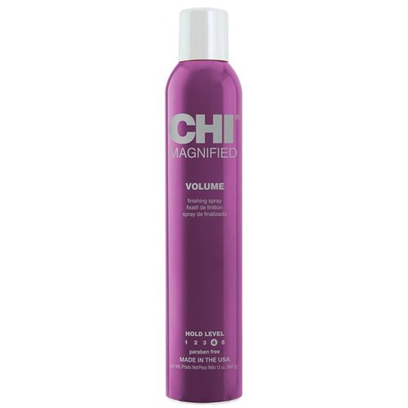 CHI Magnified Volume Finishing Hair Spray - Boost Volume & Shine, 12 Oz | Maximum Fullness & Strength