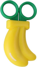 AKOAK Creative Fruit Scissors - Fun Banana Design with Refrigerator Magnets for Kids' Home Decor