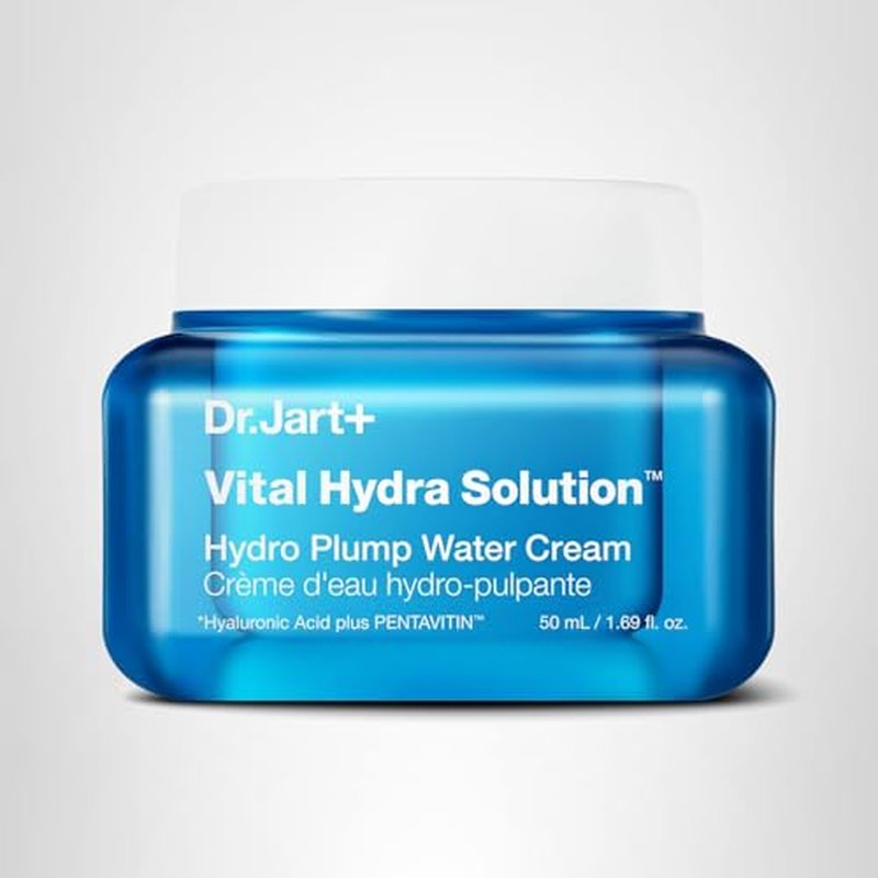 Dr.Jart+ Vital Hydra Solution Water Cream Glow Hydrating Korean Face Moisturizer with Hyaluronic Acid for Glass Skin| Korean Skin Care, 1.69 Fl Oz