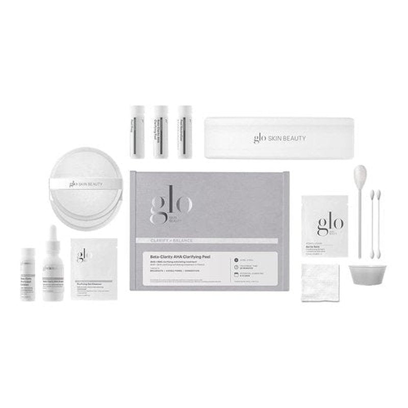 Glo Skin Beauty Beta-Clarity AHA Clarifying Peel - Level 2 Professional At-Home Exfoliating Kit for Brightening
