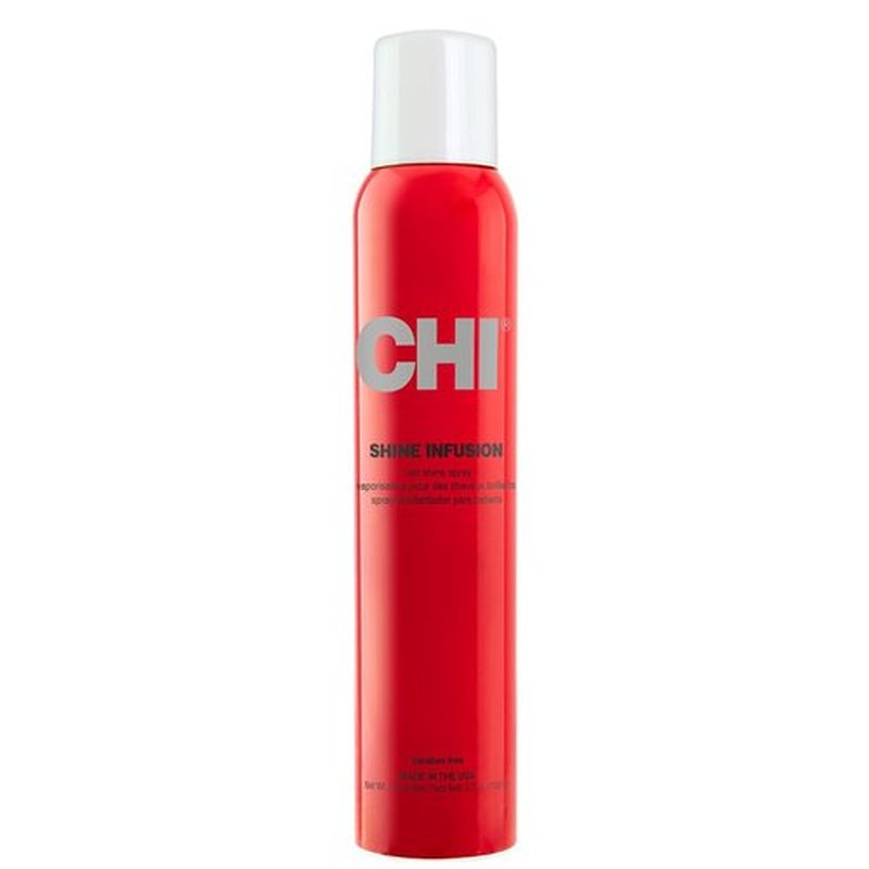 CHI Shine Infusion Hair Spray - Weightless Shine & Frizz Control | Sulfate-Free, 5.3 Oz