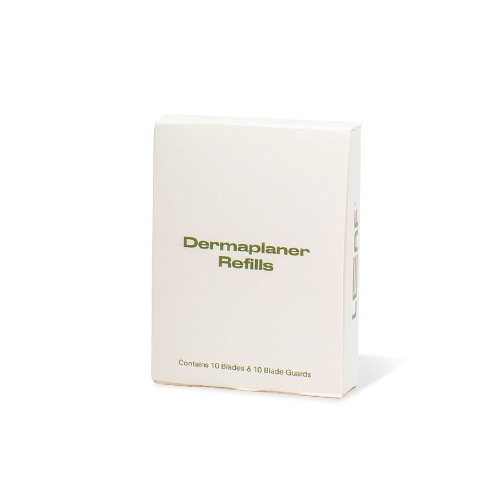 Leaf Shave | Leaf Dermaplaner Refills - 10-Count Replacement Blades & 10-Count Replacement Blade-Guards