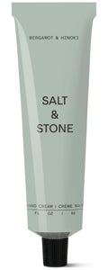 Salt & Stone Hand Cream - Hydrating & Nourishing Formula for Soft, Restored Hands | Bergamot & Hinoki, 2 fl oz
