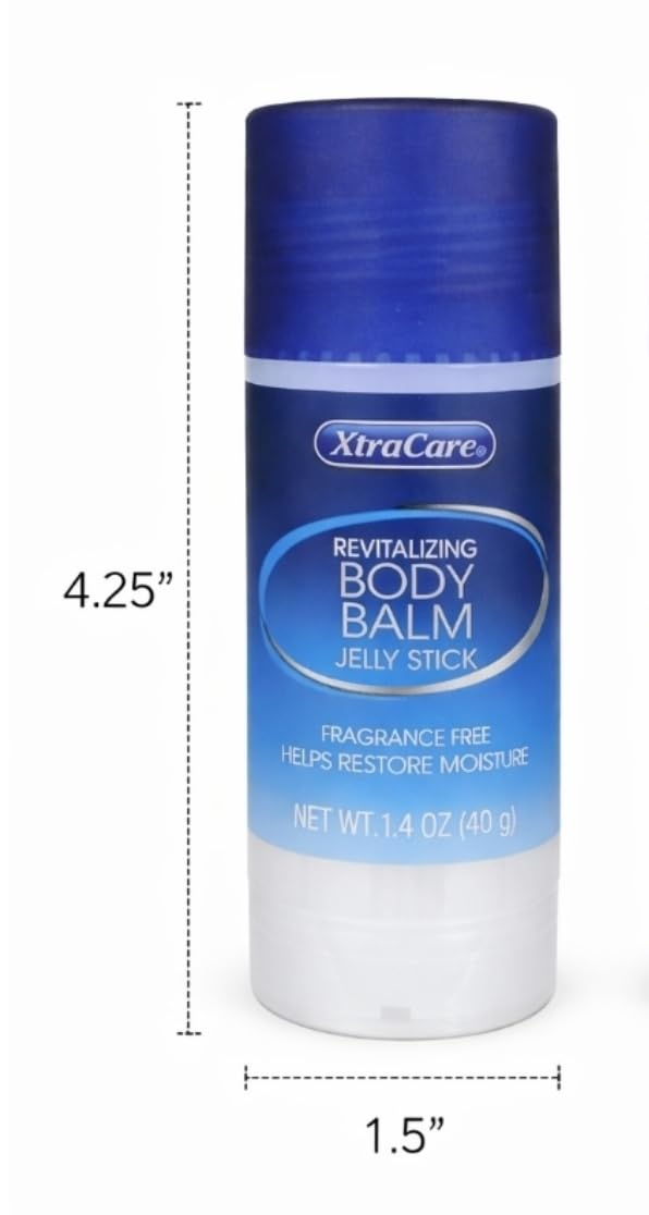 Moisturizing Jelly Stick 2 Pack - Cocoa Butter & Fragrance Free Body Balm - Hydrating Lotion for Dry Skin - Skincare Balm - Portable Moisturizer 1.4oz Each