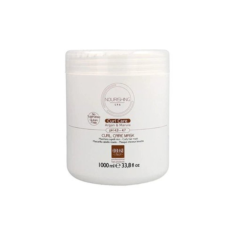 Ever Ego Curl Care Argan & Marula Hair Mask - Deep Conditioning Treatment | 33.8oz