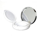 Skiennix Air Cushion Puff Box - Luxurious White Silver Edge with Mirror & Powder Puff | 15g (0.5oz)