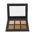 Skiennix Contour Powder Kit - 6 Color Foundation Palette for Dramatic Highlighting & Sculpting (Deep)