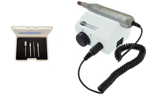 Medicool Turbo File II 30,000 RPM Lightweight Quiet No Vibration with Trimming Shaping Cuticle Bit Kit 2 | TURBOFLEII+FBK2