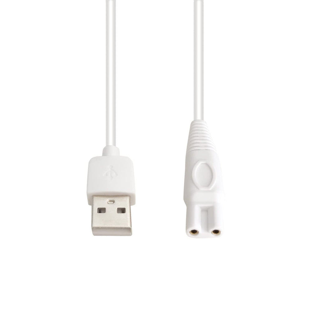 Charger Cord Replacement for Finishing Touch Flawless Legs Shaver, USB 2 Prong Power Cable