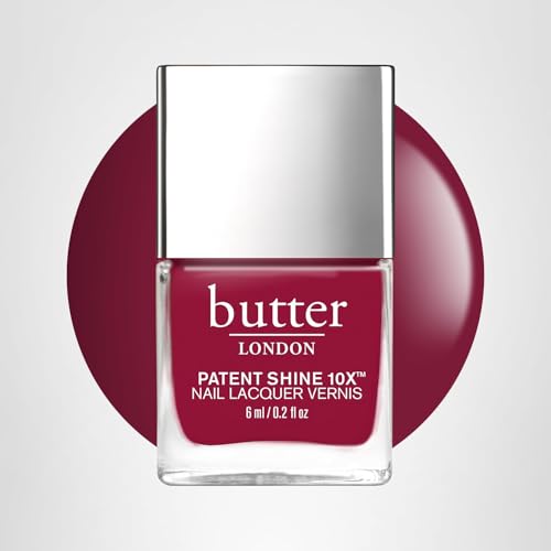 butter LONDON Patent Shine 10X Nail Lacquer Polish, Broody - Gel-Like Finish & Chip-Resistant Nail Lacquer Helps Protects & Strengthens Nails - Vegan & Cruelty-Free