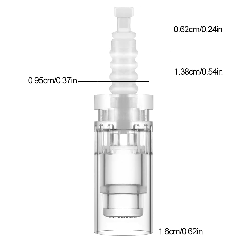 5pcs Round Nano Cartridges for Bayonet Microneedle Disposable Replacement N2 M5 M7 Microneedling Pen