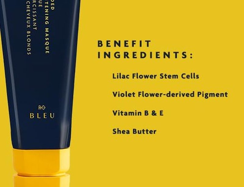 R+Co BLEU Blonded Brightening Masque - Revive Dull Blondes, Hydrate & Neutralize Yellow Undertones | 5 oz