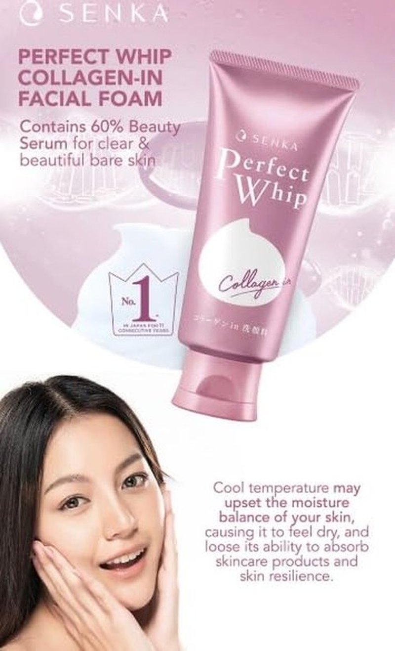 EMBEAUTY SENKA -Senka Perfect Whip Collagen in Facial Wash -120g