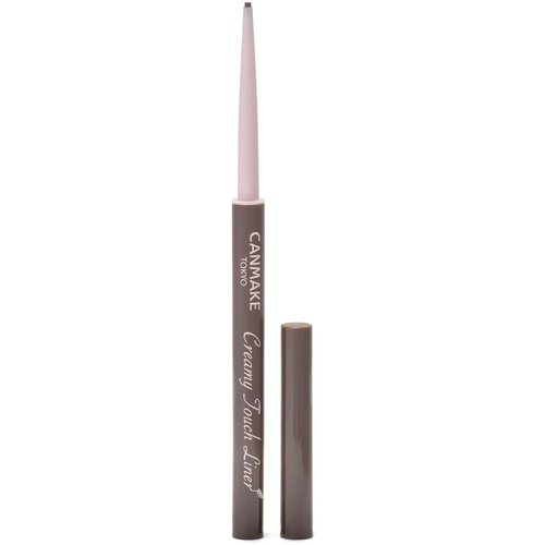 CANMAKE Creamy Touch Liner - 1.5mm Slim Eyeliner in Medium Brown (0.09g) | Long-Lasting Precision