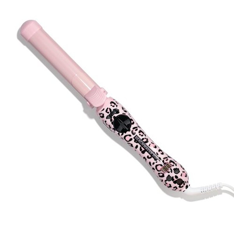 Beachwaver Co. S1.25 Rotating Curling Iron - Pink Catwalk | 1 1/4-Inch Ceramic Barrel for Medium-to-Long Hair | Auto Shut Off & Travel-Friendly Design