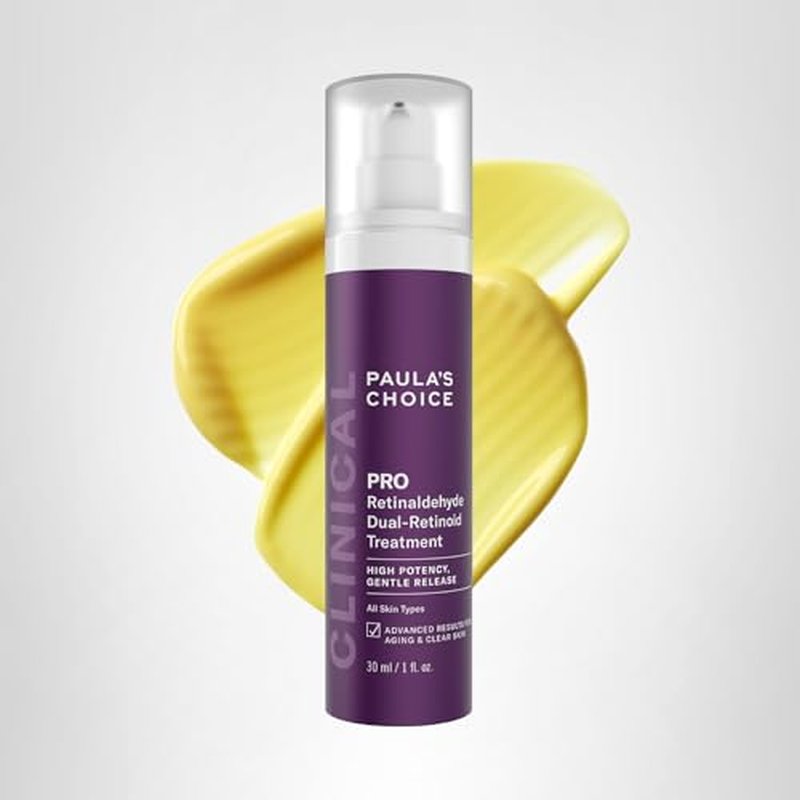 Paula’s Choice Pro Retinaldehyde Dual-Retinoid Face Serum Advanced Treatment, High Potency Anti-Aging Serum for Face, Breakout-Prone Skin, Radiance & Rough, Bumpy Texture, Fragrance-Free, 1 fl oz