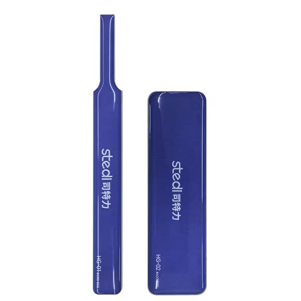 stedi Hobby Model Polishing Tools 2 PCS, Precision Glass Polishing Files #600-800 Grits, Anti-Slip Comfortable Grip for Gundam, Scale Military Model, 3D Resin Parts (Upgrade 2PCS - A)