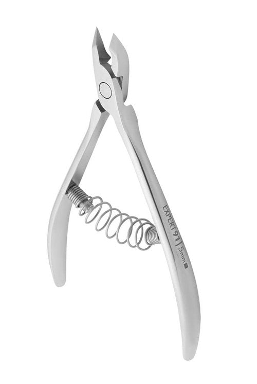 STALEKS PRO Expert 91 5mm Blade Length Professional Cuticle Nippers – Stainless Steel Skin Nippers for Manicure