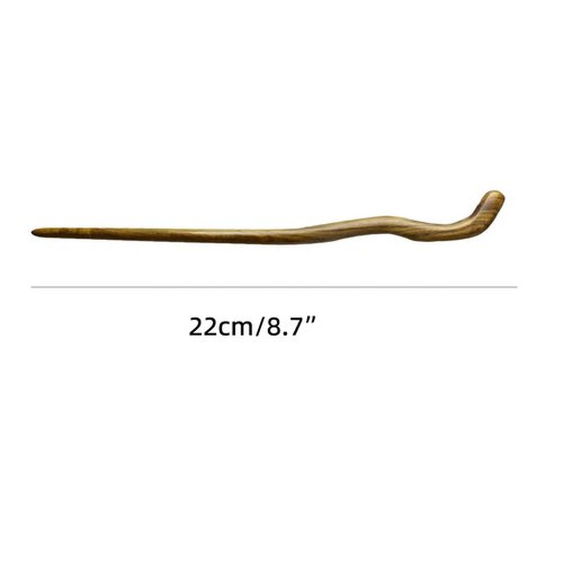 Hair Sticks for Buns 9.0" Ebony Hair Chopsticks for Women Long Hair Simply Wooden Hair Pin sticks (2-Sandalwood 8.7")